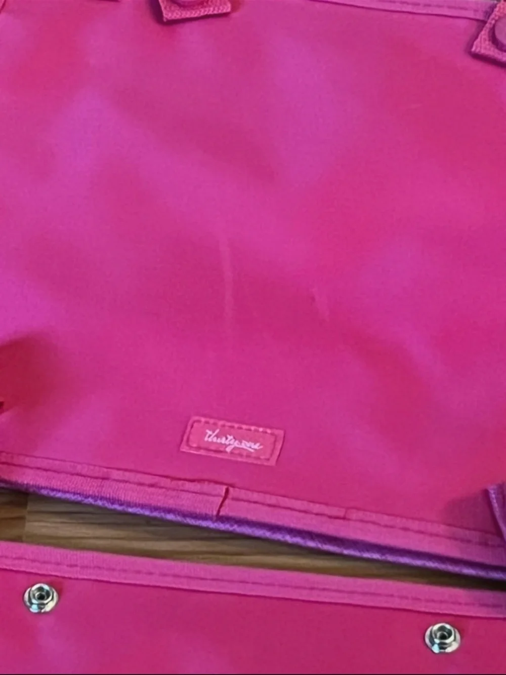 thirty-one Pink Hanging Kids Organizer with Bird and Name Panels
